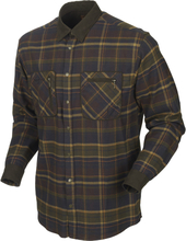 Härkila Men's Pajala Shirt Mellow brown check Långärmade skjortor L