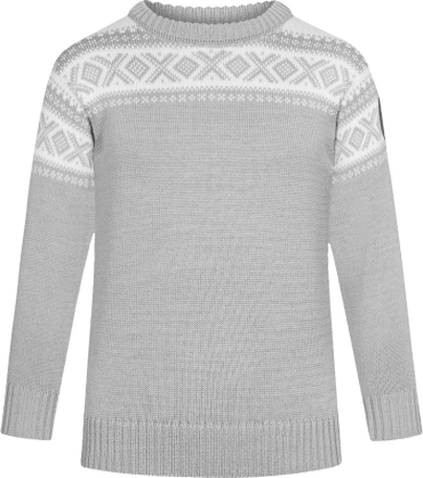 Dale of Norway Kids' Cortina Sweater LightCharcoal Offwhite Langermede trøyer 6 år
