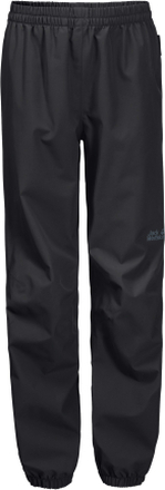Jack Wolfskin Kids' Rainy Days Pants black Regnbukser 92 cm