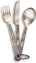Optimus Titanium 3-piece Cutlery Set Titanium Serveringsutstyr OneSize