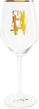 Wild Woman Gold Home Tableware Glass Wine Glass White Wine Glasses Nude Carolina Gynning