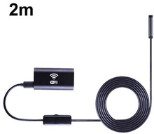 F99 WiFi-endoskop HD-inspektionskamera Trådløst slangekamera med 2M semi-stivt kabel