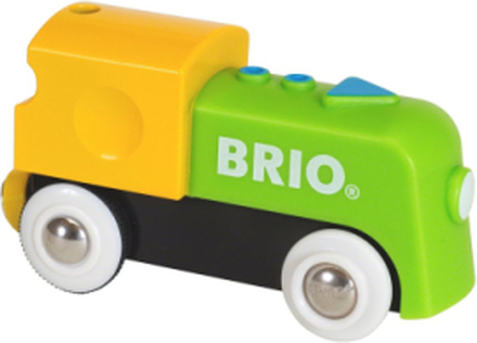 Brio® Mitt Første Batteritog Toys Toy Cars & Vehicles Toy Vehicles Trains Multi/mønstret BRIO*Betinget Tilbud