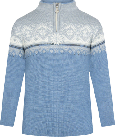 Dale of Norway Kids' Moritz Sweater Blue shadow/Grey/Schiefer/Off white Långärmade vardagströjor 4 år