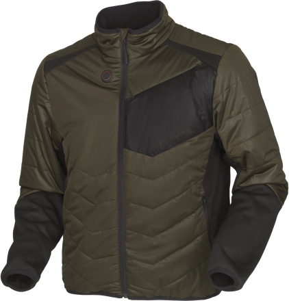 Härkila Men's Heat Jacket Willow green/Black Vadderade jaktjackor XL