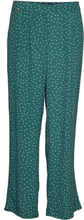 Valérie Trousers Bottoms Trousers Wide Leg Green Morris Lady