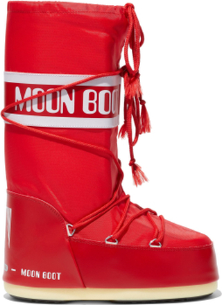 Moon Boot Icon Nylon Boots Red Vinterkängor 23-26