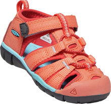 Keen Toddlers' Seacamp II CNX Coral/Poppy Red Sandaler 19