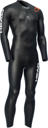 Head Men's Open Water Shell Wetsuit Black/Orange Svømmedrakter S