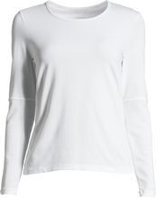 Casall Women's Iconic Long Sleeve White Langermede treningstrøyer 40