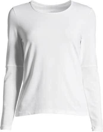 Casall Women's Iconic Long Sleeve White Langermede treningstrøyer 42