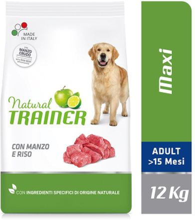 Nova Foods Trainer Natural Maxi, Beef, Rice und Ginseng - 12 kg
