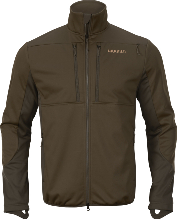 Härkila Men's Mountain Hunter Pro WSP Fleece Jacket Hunting green/Shadow brown Mellanlager tröjor S