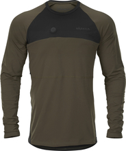 Härkila Men's Heat L/S T-shirt Willow green/Black Undertøy overdel S