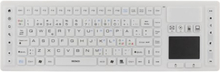 Deltaco Tb-507 Silikon Ip65 ToucHPad Trådløs Tastatur Hvid