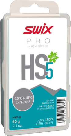 Swix HS5 Turquoise -10°c/-18°c Skismøring ONESIZE