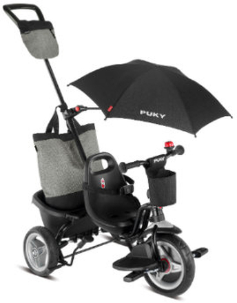 PUKY ® 4 i 1 trehjulet Ceety Comfort, sort 2442