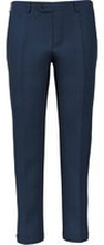 Pantaloni da uomo su misura, Reda, Blu in Twill di Lana Principe di Galles, Quattro Stagioni | Lanieri