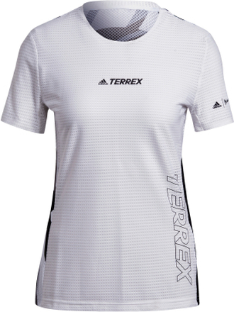 Adidas Women's Terrex Parley Agravic TR Pro T-shirt WHITE/BLACK Kortermede treningstrøyer XS