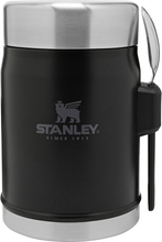 Stanley The Legendary Food Jar + Spork Matte Black Termos OneSize