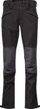 Bergans Women's Fjorda Trekking Hybrid Pants Solid Charcoal/Solid Dark Grey Friluftsbyxor S