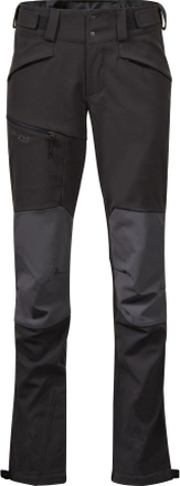 Bergans Women's Fjorda Trekking Hybrid Pants Solid Charcoal/Solid Dark Grey Friluftsbyxor XS