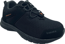 TrekSta Kid's Clip Low Gore-Tex Quicklace Black/orange Sneakers EU 28