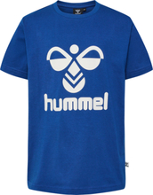 Hummel Kids' hmlTRES T-Shirt Short Sleeve Navy Peony Kortermede trøyer 116