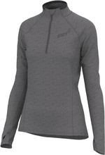 inov-8 Women's Mid Long Sleeve Zip Light Grey Långärmade träningströjor 40