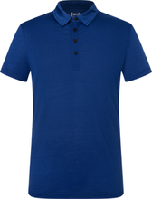 super.natural Men's Travel Polo Blue Depths T-shirts S