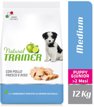 Nova foods Trainer Natural Medium Puppy & Junior - Sparpaket: 2 x 12 kg