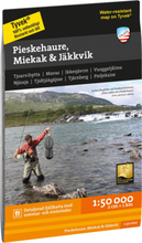 Calazo förlag Pieskehaure, Miekak & Jäkkvik 1:50 000 NoColour Litteratur OneSize