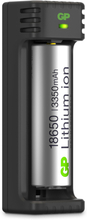 GP Batterier GP-Battery Li-ion 1 Slot Charger Black/Silver Ladere OneSize