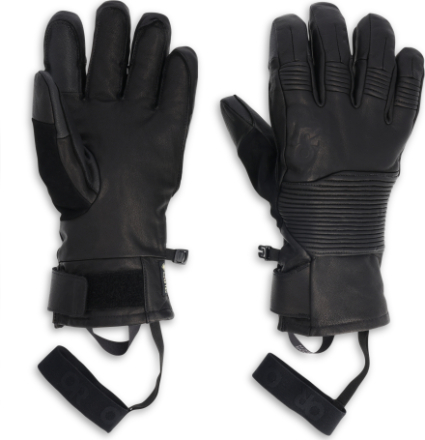 Outdoor Research Men's Point N Chute Gore-Tex Sensor Gloves Black Skihansker M
