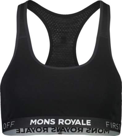 Mons Royale Women's Sierra Sports Bra Black Undertøy XS