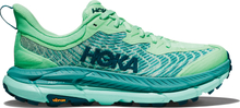 Hoka Women's Mafate Speed 4 Lime Glow / Ocean Mist Träningsskor 37 1/3
