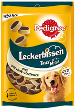 Pedigree Leckerbissen Hundesnacks - Sparpaket: Mini-Happen Käse & Rind (6 x 140 g)