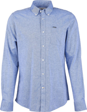 Barbour Men's Nelson Tailored Fit Shirt Blue Langermede skjorter M