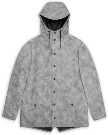Rains Rains Unisex Jacket Distressed Grey Regnjackor L