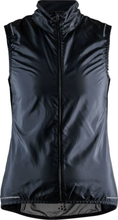 Craft Women's Essence Light Wind Vest Black Ufôrede vester XL