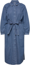 Denim Dress Dresses Jeans Dresses Blå Esprit Collection*Betinget Tilbud