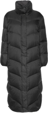 Quilted Coat With Recycled Down Filling Fodrad Rock Black Esprit Casual