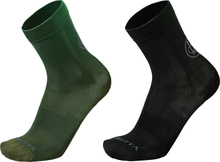 Beretta Men's Short Shooting Socks Black & Green Hverdagssokker S