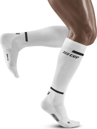 CEP Men's The Run Socks, Tall White Träningsstrumpor 5