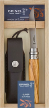 Opinel Olive Wood No08 + sheath Olive Wood sheath Kniver 8.5