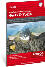 Calazo förlag Calazo förlag Høyfjellskart Sunnmøre: Ørsta 1:25.000 Nocolour Böcker & kartor OneSize