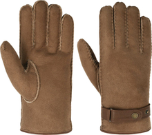 Stetson Men's Gloves Lambfur/Deerskin Brown Hverdagshansker 9.5