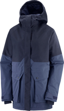 Salomon Women's Snow Rebel Jacket MOOD INDIGO/NIGHT SKY/ Skijakker fôrede L