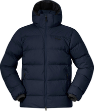 Bergans Men's Lava Warm Down Jacket With Hood Navy Blue Dunjakker varmefôrede XXL