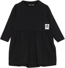 Basic Ls Dress Tencel™ Dresses & Skirts Dresses Casual Dresses Long-sleeved Casual Dresses Black Mini Rodini